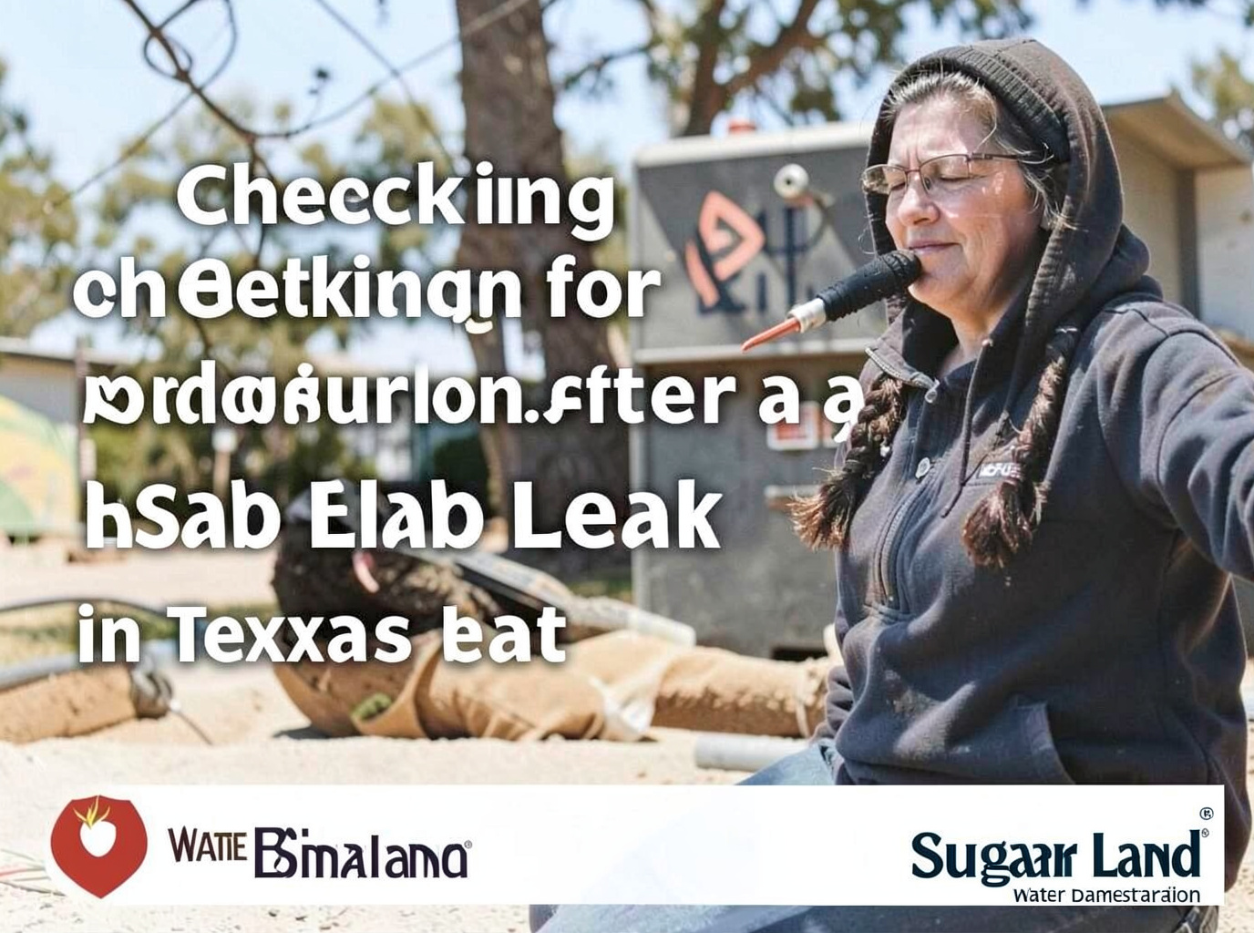 Checking for Hidden Moisture After a Slab Leak in Texas Heat
